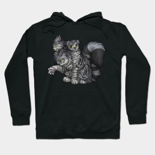 CerPURRus: Grey Tabby Hoodie